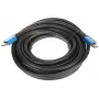 HDMI kabelis 10 m V2.1 - 8K@60Hz, 4K@120Hz, 48 Gbps, Dynamic HDR, eARC, VRR, ALLM, trīskārši ekranēts, melns