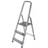 AWTOOLS AW23019 Daudzfunkcionālas salokāmas kāpnes 4x3 pakāpieni Alumīnijs EN 131 150kg