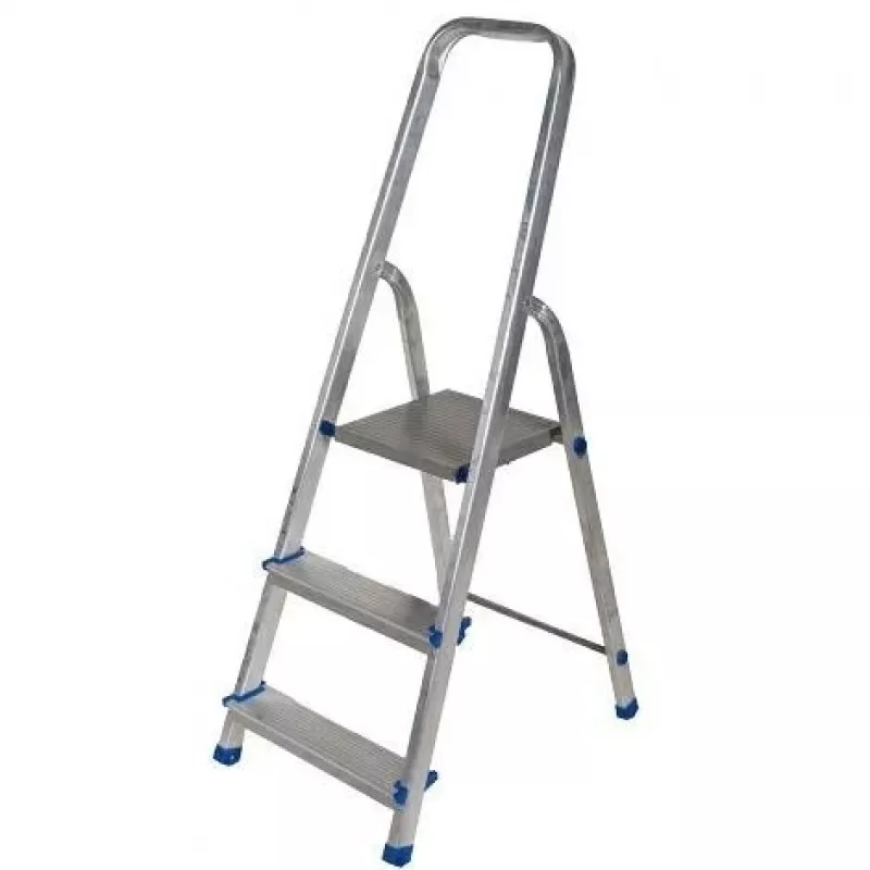 AWTOOLS AW23019 Daudzfunkcionālas salokāmas kāpnes 4x3 pakāpieni Alumīnijs EN 131 150kg