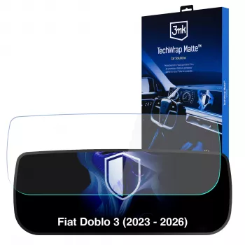 3MK PROTECTION Fiat Doblo 3 (2023 - 2026) - 3mk TechWrap Matēta paneļa aizsargplēve