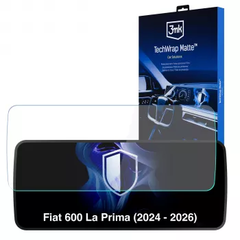 3MK PROTECTION Fiat 600 La Prima (2024 - 2026) - 3mk TechWrap matēta paneļa aizsargplēve