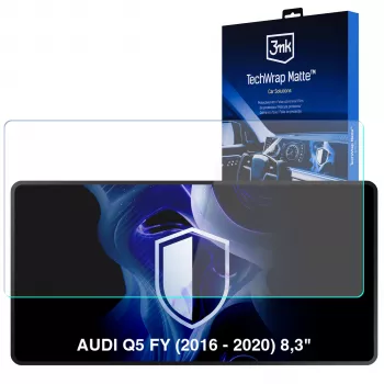 3MK PROTECTION Audi Q5 FY (2016-2020) 8,3 collu TechWrap matēts centrālā displeja ekrāna aizsargs