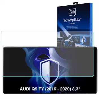3MK PROTECTION Audi Q5 FY (2016-2020) 8,3 collu TechWrap matēts centrālā displeja ekrāna aizsargs