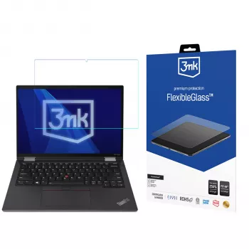 3MK FlexibleGlass ekrāna aizsargs Lenovo ThinkPad X13 Yoga Gen 2 (20W8) - 13,3 collu hibrīda stikls, 7H, oleofobs, bez burbuļiem