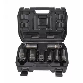 AWTOOLS AW38790BL 90 daļu hroma vanādija uzgriežņu atslēgu komplekts ar 1/4 collu, 3/8 collu, 1/2 collu sprūdrata piedziņām, pagarinājumiem, uzgaļiem un formētu futrāli