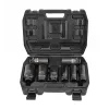 AWTOOLS AW38790BL 90 daļu hroma vanādija uzgriežņu atslēgu komplekts ar 1/4 collu, 3/8 collu, 1/2 collu sprūdrata piedziņām, pagarinājumiem, uzgaļiem un formētu futrāli