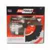AWTOOLS AW45351 Dimanta slīpēšanas kauss 125 mm Turbo segments betonam, mūrim, akmenim - sausā slīpēšana, 22,23 mm urbums