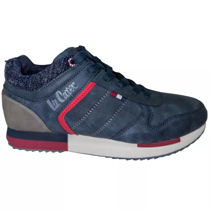 Lee Cooper vīriešu ikdienas apavi Navy Red LCJ-21-29-0642M