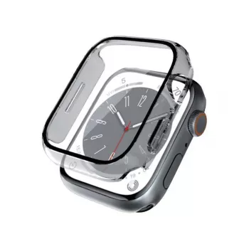 CRONG Hybrid Watch Case ar rūdītu stiklu Apple Watch 44mm - Caurspīdīgs