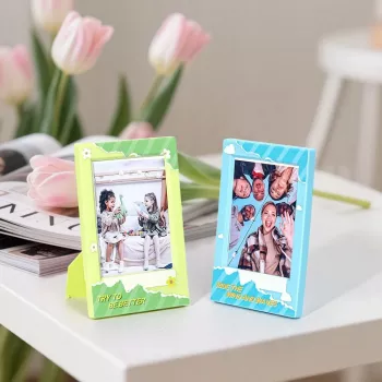 LOVEINSTANT 10-Pack Daudzkrāsaini plastmasas foto rāmji Fujifilm Instax Mini 99, 12, 11, 40, 8, Evo, LiPlay, Link 2, Se
