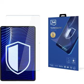 3MK PROTECTION FlexibleGlass Pro hibrīda stikla ekrāna aizsargs Honor Pad 10.1 / Pad X9 - 7H, Triecienizturīgs, Oleofobisks, Bez burbuļiem, Fit-In™ uzstādīšana