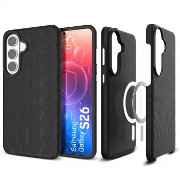 Samsung Galaxy S26 FE 3mk Hardy Shockproof MagCase - Caurspīdīgs
