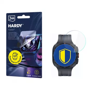 3mk Hardy Fusion pulksteņa aizsardzība Samsung Galaxy Watch Ultra 2 (2026) - caurspīdīga hibrīda plēve ekrāna aizsargam