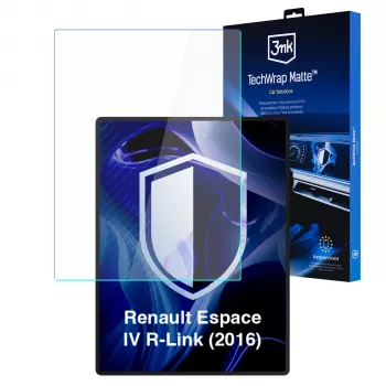 3MK PROTECTION Renault Espace IV R-Link (2016) - 3mk TechWrap matēts centrālā displeja ekrāna aizsargs