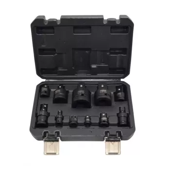 AWTOOLS Trieciena adapteru un universālo savienojumu komplekts CrMo 11gab BLACK LINE