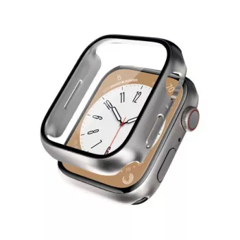 Crong hibrīda pulksteņa maciņš ar rūdītu stiklu Apple Watch 40mm - Starlight