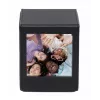 LOVEINSTANT foto uzglabāšanas kaste Fujifilm Instax Square - melna ar skata logu, ietilpība 100 fotogrāfijām
