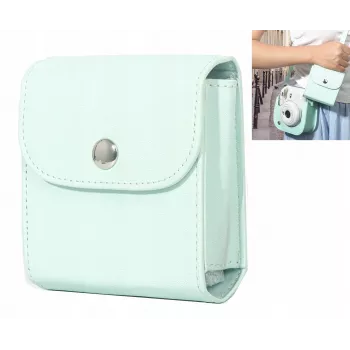 LOVEINSTANT foto uzglabāšanas futrālis Fujifilm Instax Square fotogrāfijām (SQ1/SQ6/SQ10/SQ20/SQ40), zaļš