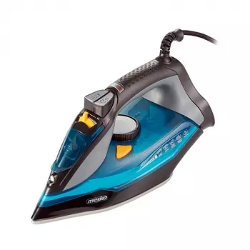 Mesko MS 5041 Tvaika gludeklis 3000 W Keramikas pamatne 350 ml Melns ar ziliem akcentiem