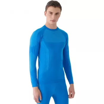 Vīriešu termoaktīvs T-krekls 4F M165 Zils 4FWAW24USEAM165 33S S/M