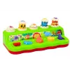 LEAN TOYS Pop Up Animals izglītojošais aktivitāšu panelis ar skaņām mazuļiem no 12 mēnešiem