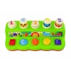 LEAN TOYS Pop Up Animals izglītojošais aktivitāšu panelis ar skaņām mazuļiem no 12 mēnešiem