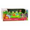 LEAN TOYS Pop Up Animals izglītojošais aktivitāšu panelis ar skaņām mazuļiem no 12 mēnešiem