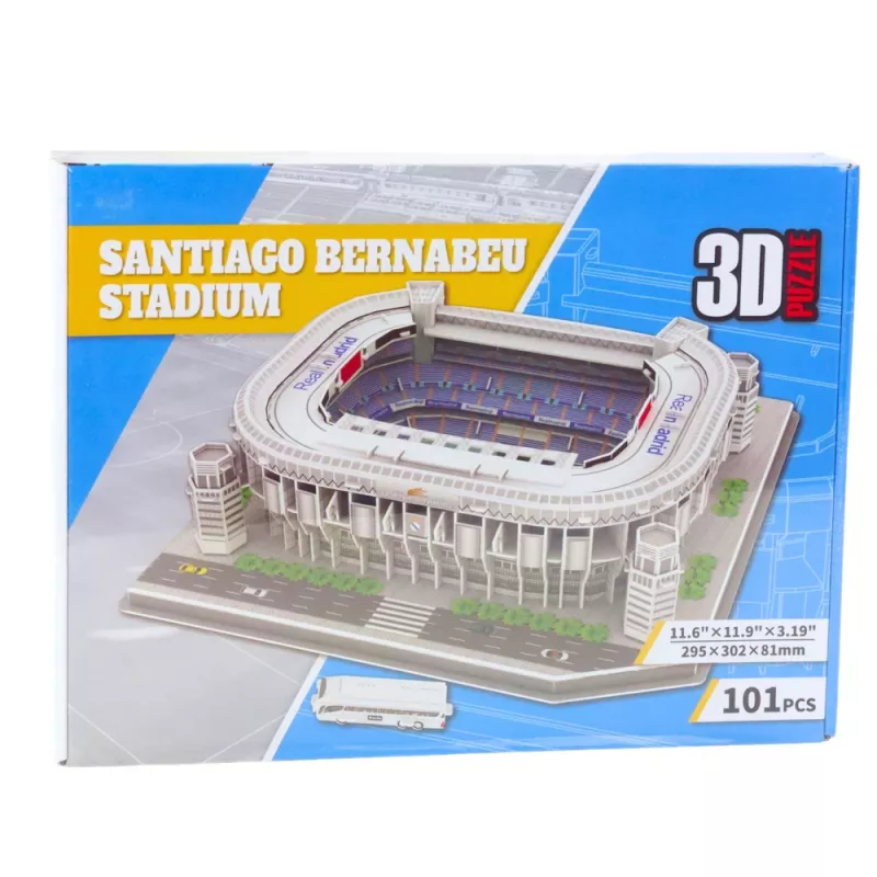 LEAN TOYS 3D Puzle Santiago Bernabeu futbola stadions Real Madrid 101 gab.