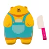 LEAN TOYS Augļu un dārzeņu griešanas dēlis ar nazi Izglītojoši aksesuāri bērniem