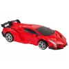 LEAN TOYS Automašīna Robots 2-in-1 Tālvadības R/C Transportlīdzeklis Sarkans