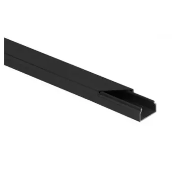 STASIŃSKI SP. Z O.O. CLS 20x18 Melns PVC kabeļu kanāls 2m (10 iepakojumā)