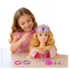 LEAN TOYS Beauty Fashion veidošanas galva lelle ar aksesuāriem, blondi mati, 25 cm, bērniem no 3 gadiem