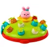 LEAN TOYS Arkādes spēle Sit burkānus ar āmuru Lēcošais trusis