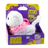 LEAN TOYS Interaktīvs kaķēns ar pavadu, rozā, ar volānu apkakli, Tinkerbell, staigā un ņaud