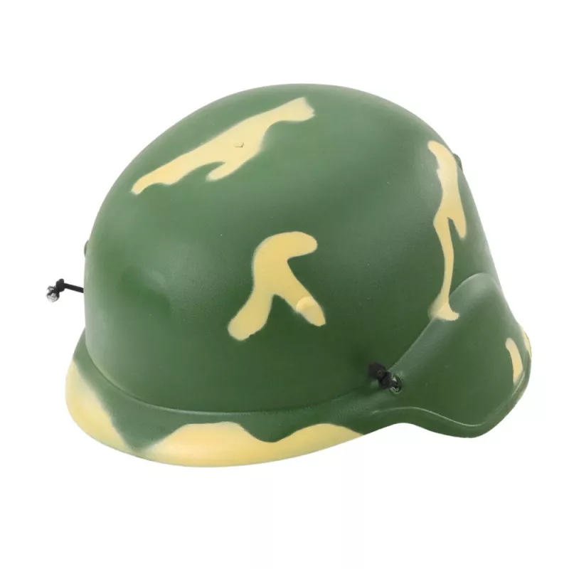 LEAN TOYS Militārais komplekts - rotaļu šautene ar skaņu, ķivere, nazis, granāta, binoklis, pulkstenis, svilpe, suņa žetons un gumijas lente bērniem no 3 gadiem