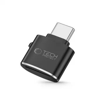 Spigen Tech-Protect Ultraboost USB-C MicroSD/TF karšu lasītājs - Space Gray