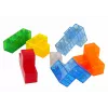 LEAN TOYS Magic Magnetic Cube 7 Elements - Magnētiskā 3D puzle, 7 gabali, daudzkrāsaina, izglītojoša rotaļlieta no 6 gadu vecuma