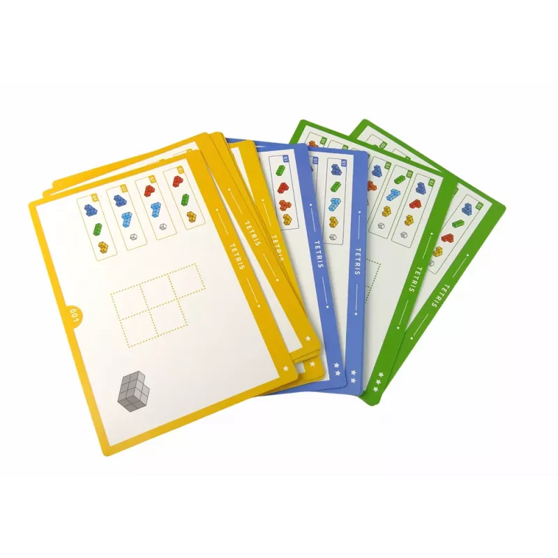 LEAN TOYS Magic Magnetic Cube 7 Elements - Magnētiskā 3D puzle, 7 gabali, daudzkrāsaina, izglītojoša rotaļlieta no 6 gadu vecuma