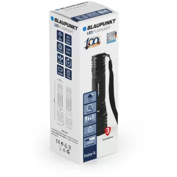 Blaupunkt BT-FL8060 LED lukturītis ar tālummaiņu, 300 lm (BLAUPUNKTBT-FL8060)