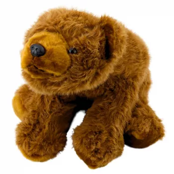LEAN TOYS Plīša rotaļlieta Brūns lācis Apskaujams rotaļu lācītis 28cm