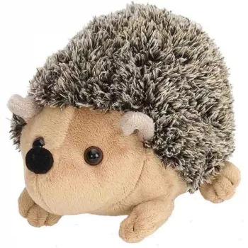 LEAN TOYS Plīša ezis Mascot mīkstā rotaļlieta Brūna 17.5 cm