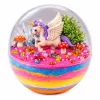 LEAN TOYS Kristālu audzēšanas eksperimenta komplekts Vienradža terārijs DIY gaismas