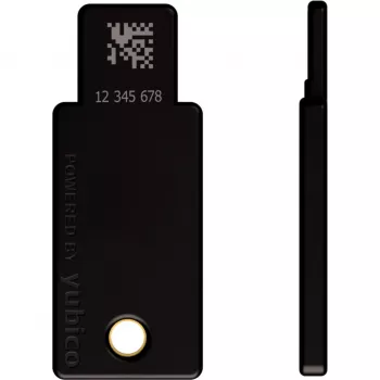 YubiKey 5 NFC drošības atslēga 2 komplekts (melna/zelta, USB-A un NFC)