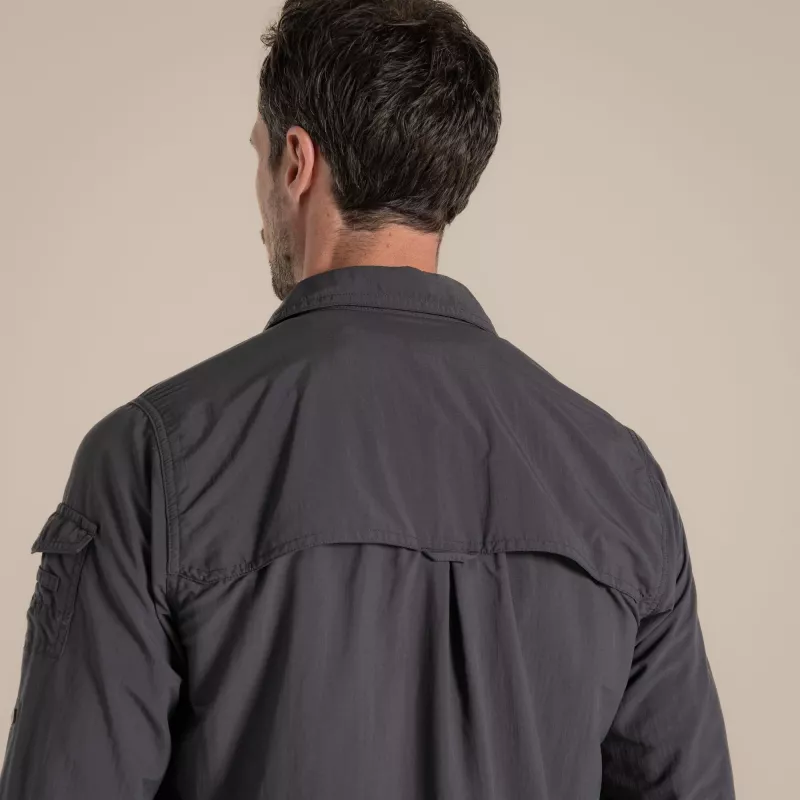 Craghoppers NosiLife Adventure LS krekls III - Black Pepper, XL