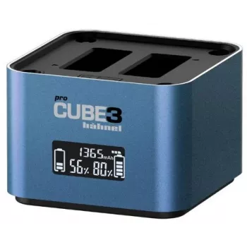 Hähnel ProCube 3 Twin lādētājs Panasonic kamerām (1000 577.4)