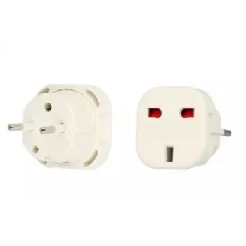 iLike UK/EU lādētāja adapteris balts - kompakts 10.5W USB sienas lādētājs, EU spraudnis, 2.1A, aizsardzība pret pārslodzi