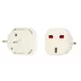 iLike UK/EU lādētāja adapteris balts - kompakts 10.5W USB sienas lādētājs, EU spraudnis, 2.1A, aizsardzība pret pārslodzi