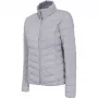 4F sieviešu Cool Light Gray Melange treniņu jaka H4L21 KUDP003 27M S