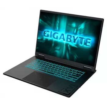 GIGABYTE A16 16 inch 165Hz spēļu klēpjdators - AMD Ryzen 7 260, 32GB RAM, 512GB SSD + 1TB HDD, NVIDIA GeForce RTX 5060, bez OS