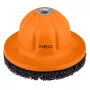 NEO TOOLS 11-136 Riteņu rumbas tīrīšanas disku komplekts, 150 mm, 1/2 inch piedziņa, neausts abrazīvs disks rūsas noņemšanai